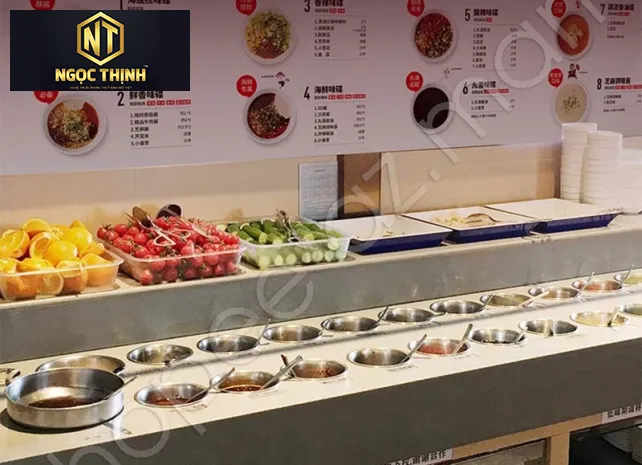 QUẦY GIA VỊ ĐỰNG NƯỚC CHẤM CHO QUÁN ĂN GIÁ TỐT